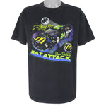 NASCAR (Hanes) - Bill Elliott Bat Attack T-Shirt 1995 X-Large Vintage Retro