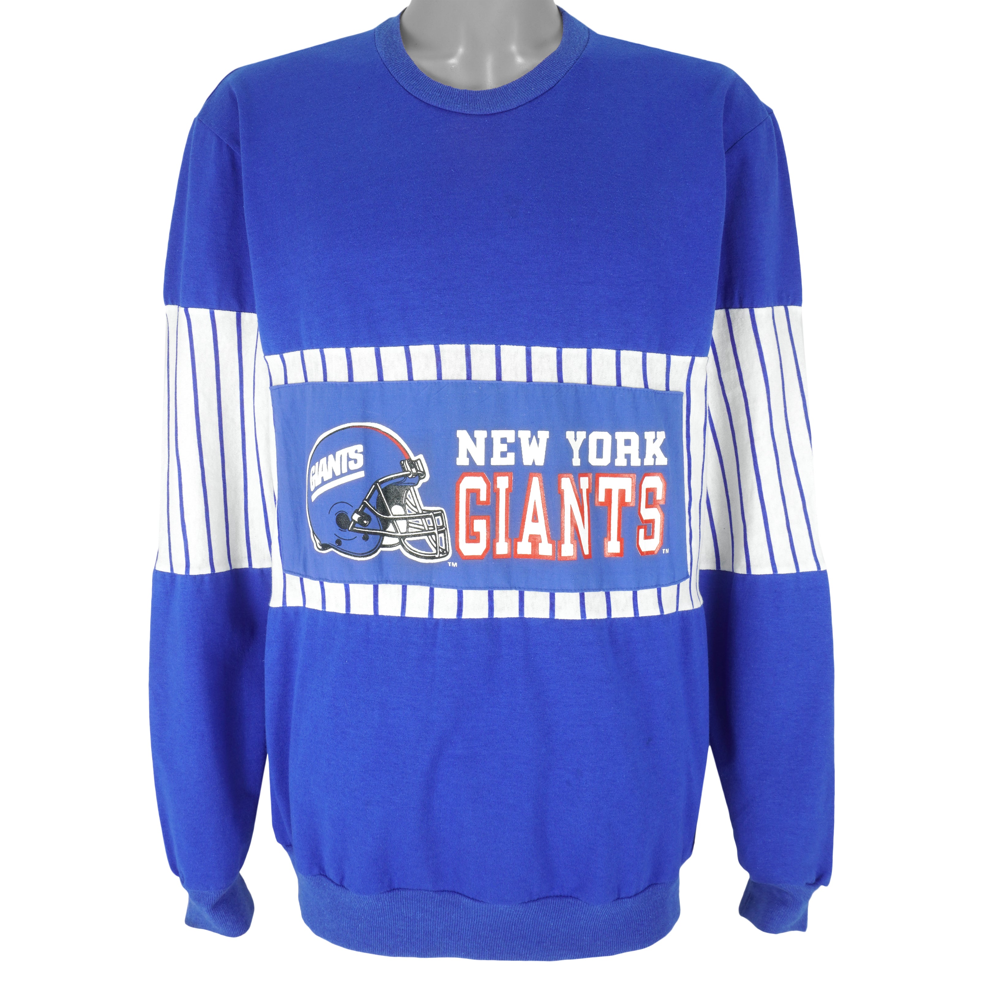 90's New York Giants Trench NFL Crewneck Sweatshirt Size Large