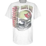 NFL (True-Fan) - Tampa Bay Buccaneers T-Shirt 1990s X-Large Vintage Retro Football