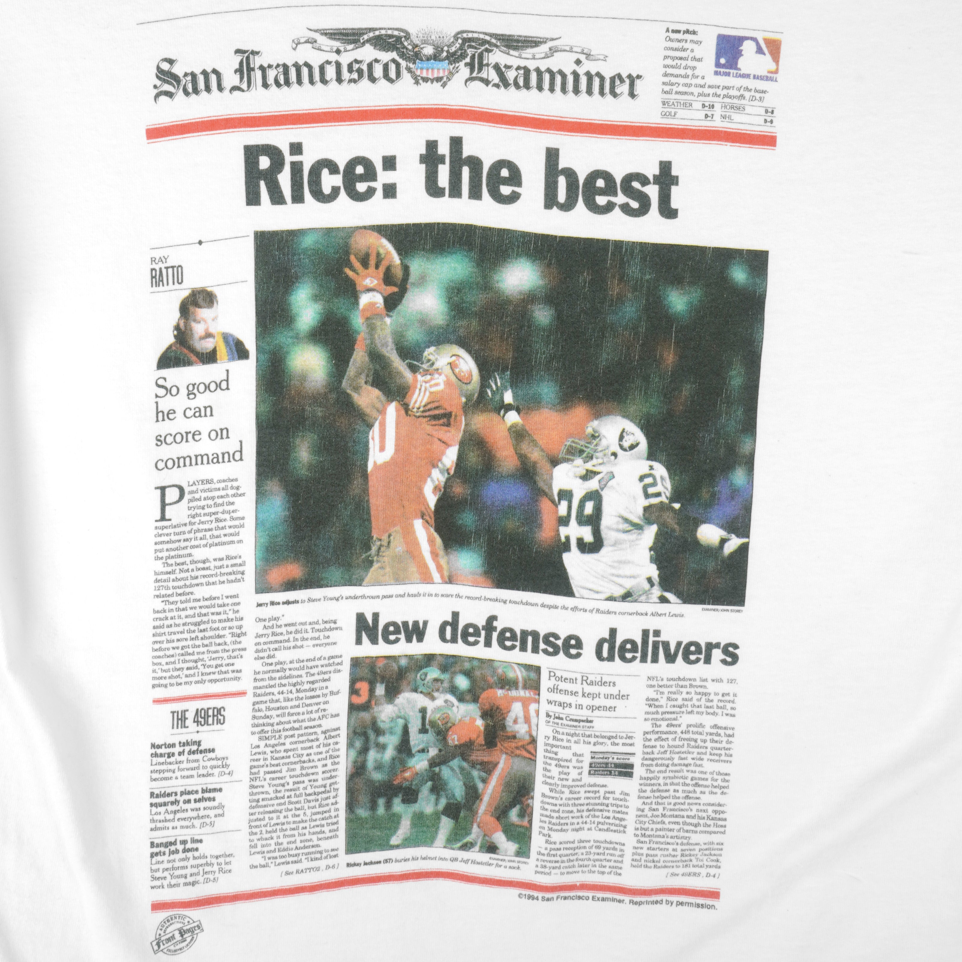 STARTER, Shirts, Vintage Starter San Francisco 49ers Jerry Rice 8  Football Jersey Mens Xlarge