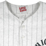 MLB (Long Gone) - Chicago White Sox Pinstripe Baseball Jersey 1990s Large Vintage Retro Baseball