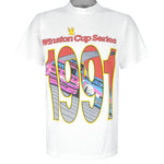 NASCAR (Cal Cru) - Winston Cup Series T-Shirt 1991 Large Vintage Retro