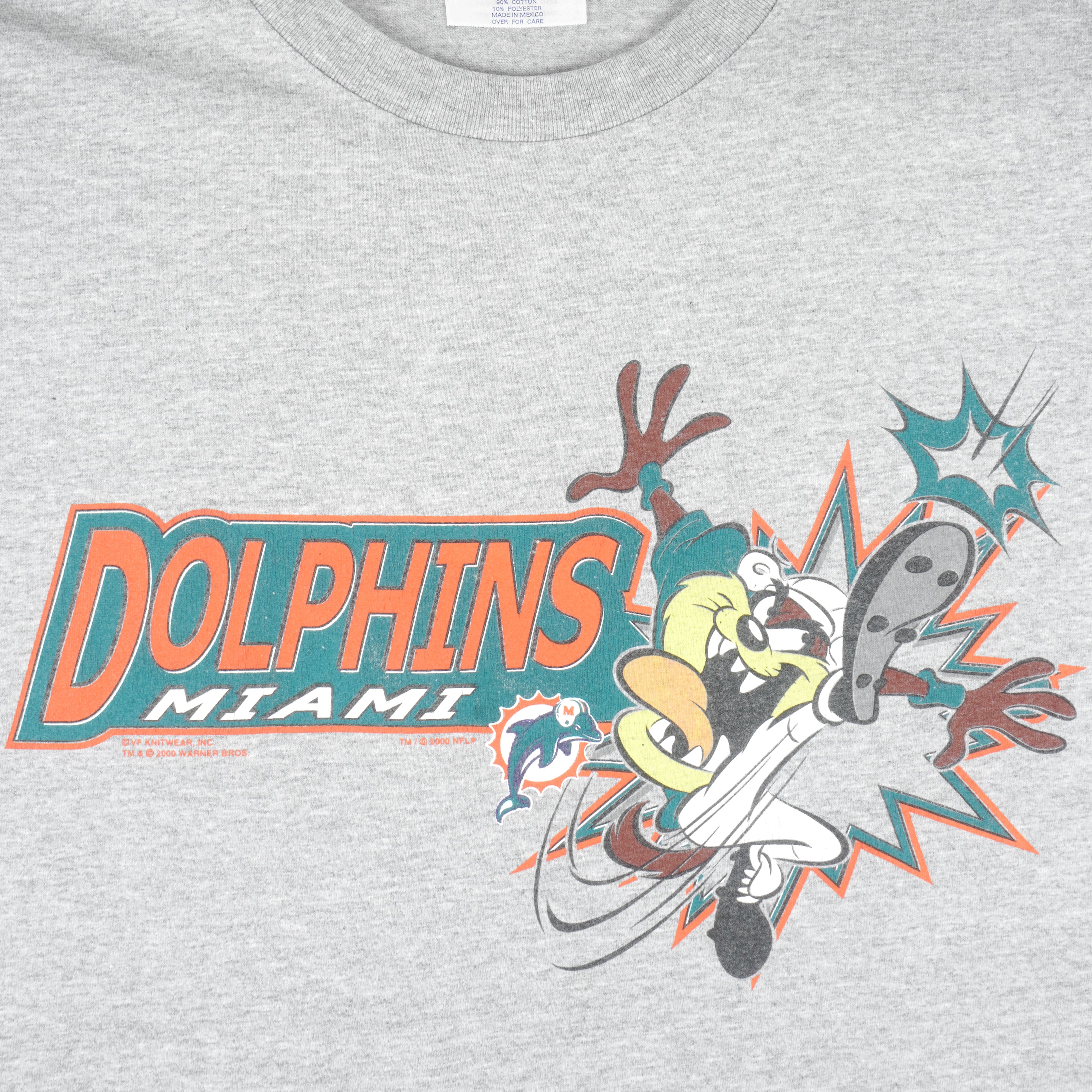 Miami Dolphins Vintage Nfl Football T Shirt by Trench Made in 