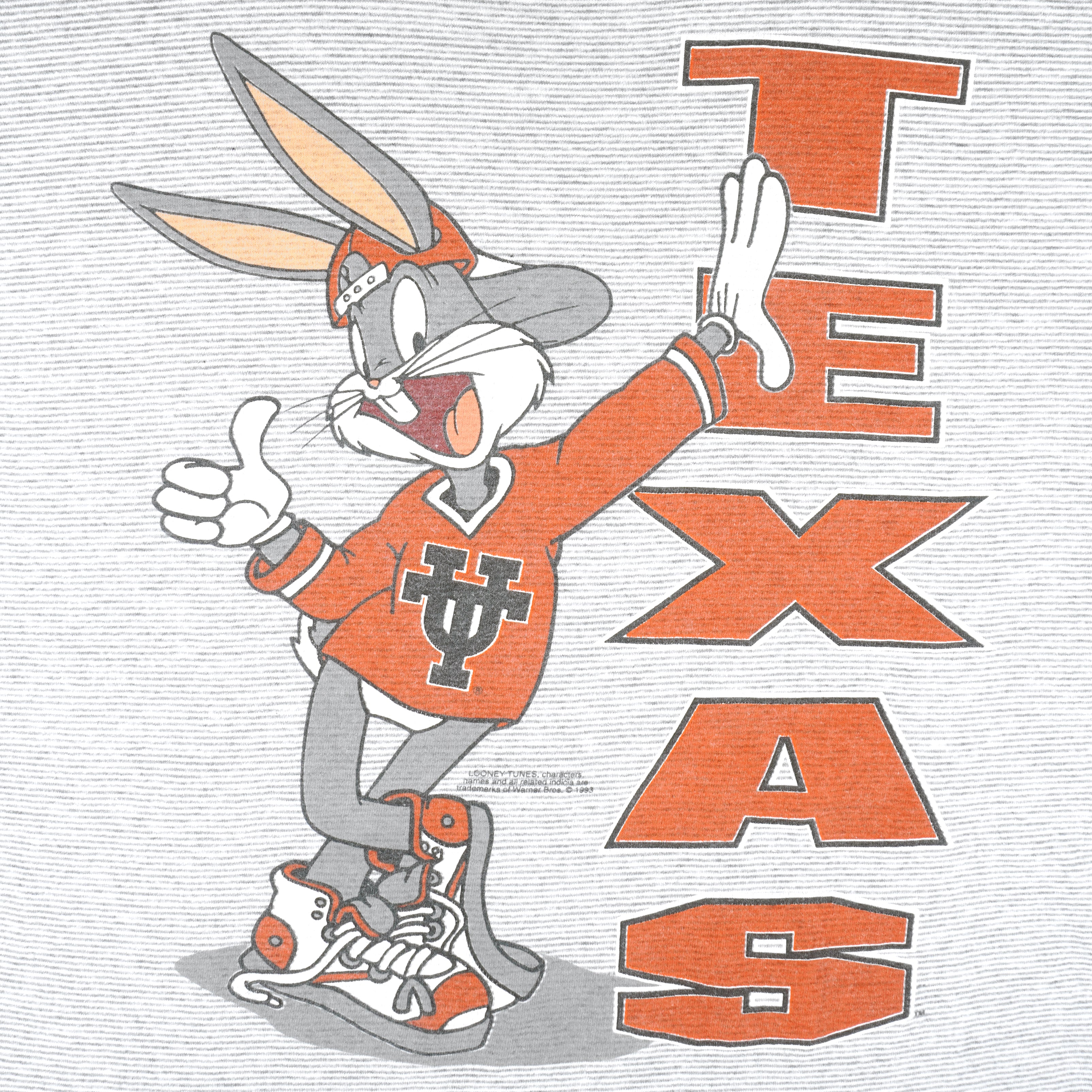Vintage 1993 Looney Tunes Bugs Bunny Basketball T-Shirt