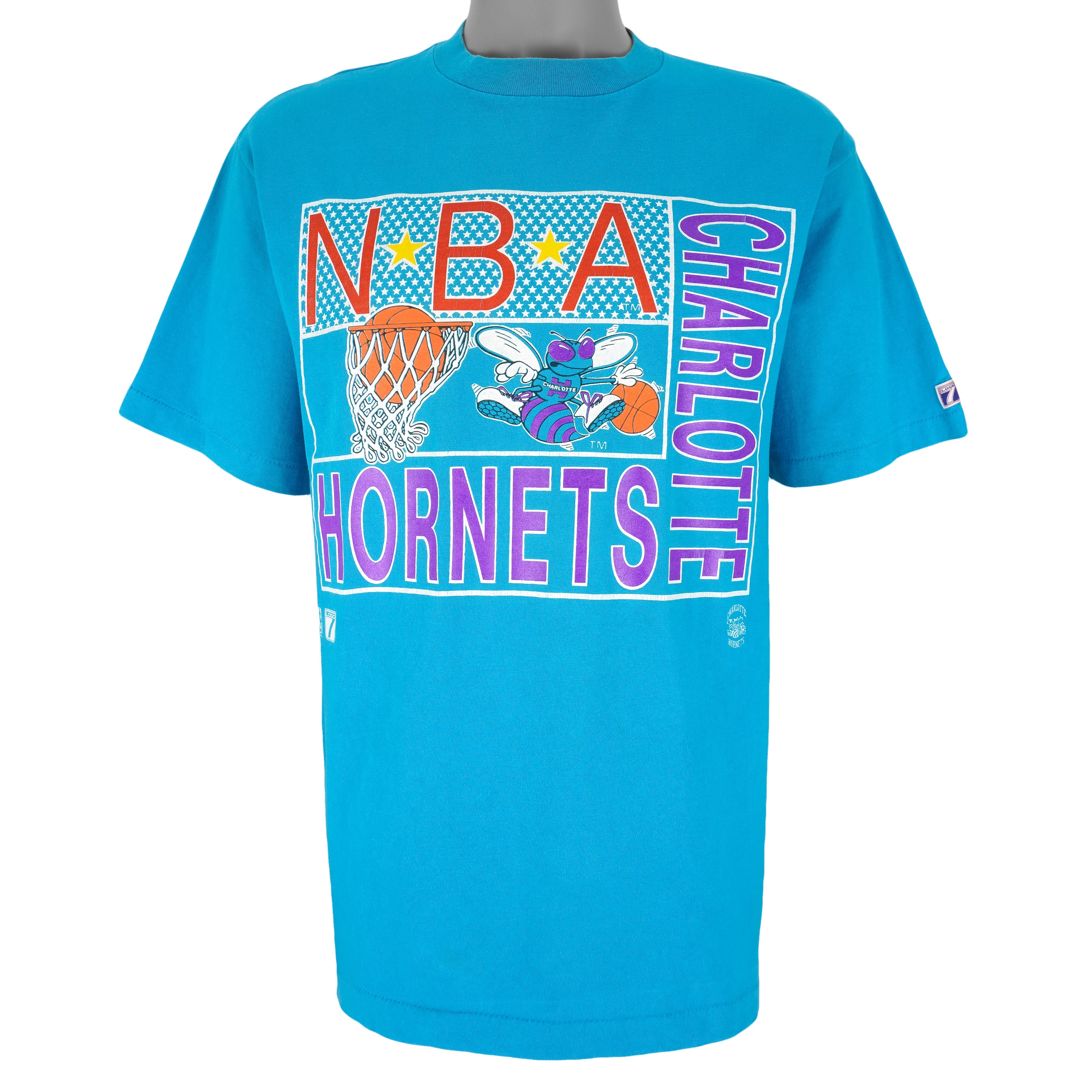 Charlotte Hornets Vintage Big Logo T-Shirt Unisex