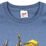 Vintage (Anvil) - Cats Virginia Breakout T-Shirt 1990s X-Large Vintage Retro