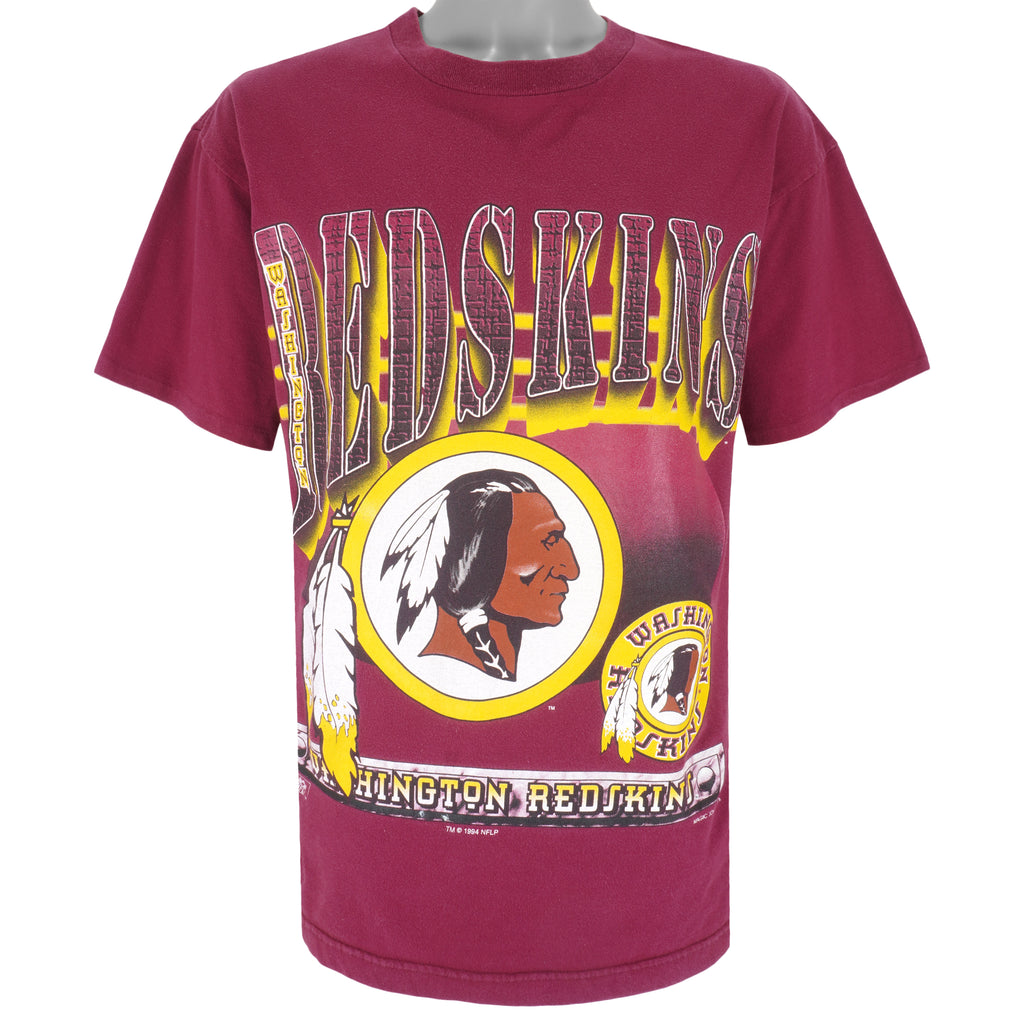 NFL (Magic Johnson Ts) - Washington Redskins T-Shirt 1994 Large Vintage Retro Football