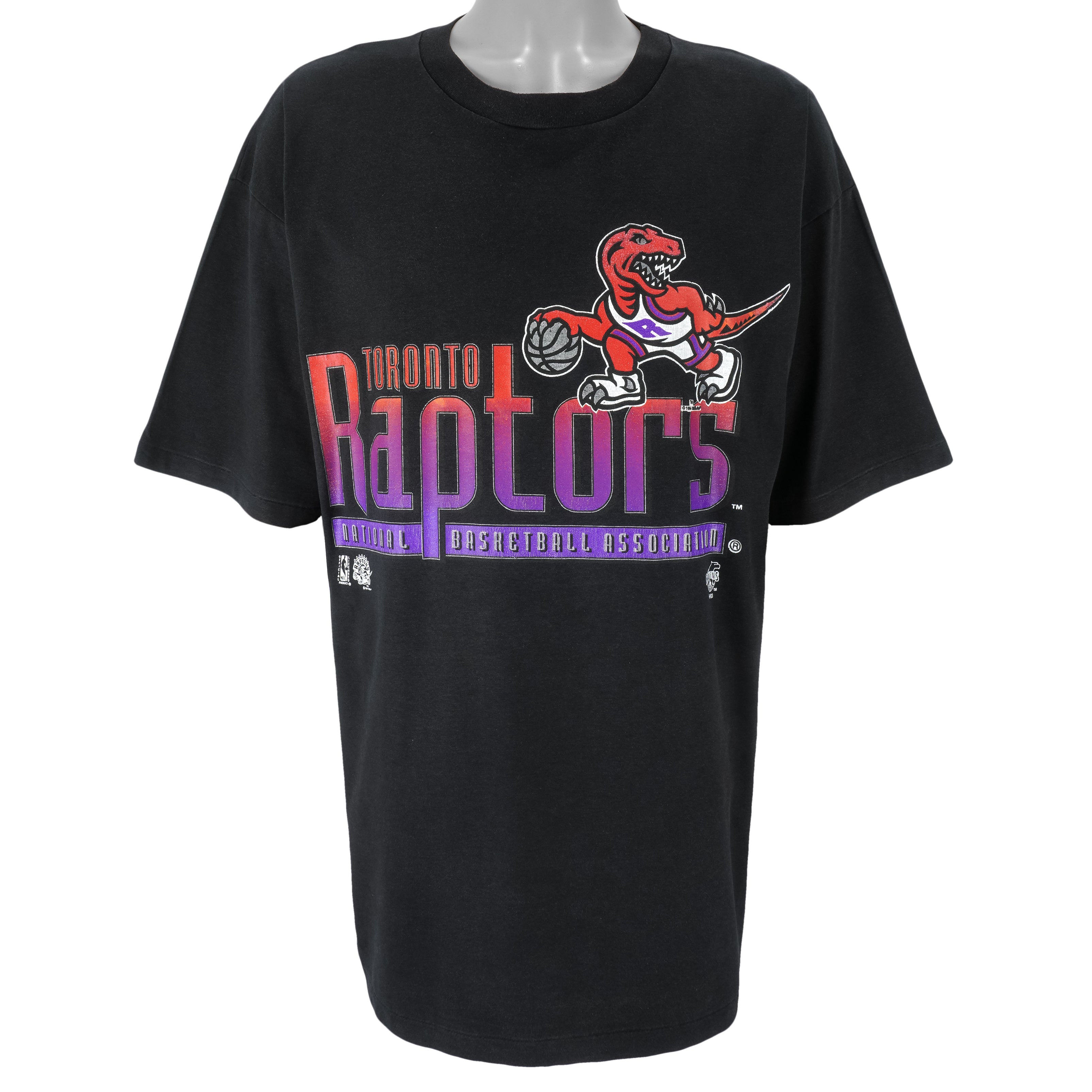 Vintage NBA (Ravens Athletic) - Toronto Raptors Single Stitch T-Shirt 1994 X-Large