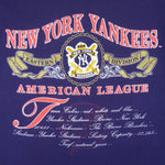 MLB (Nutmeg) - New York Yankees Single Stitch T-Shirt 1990s Large Vintage Retro Baseball