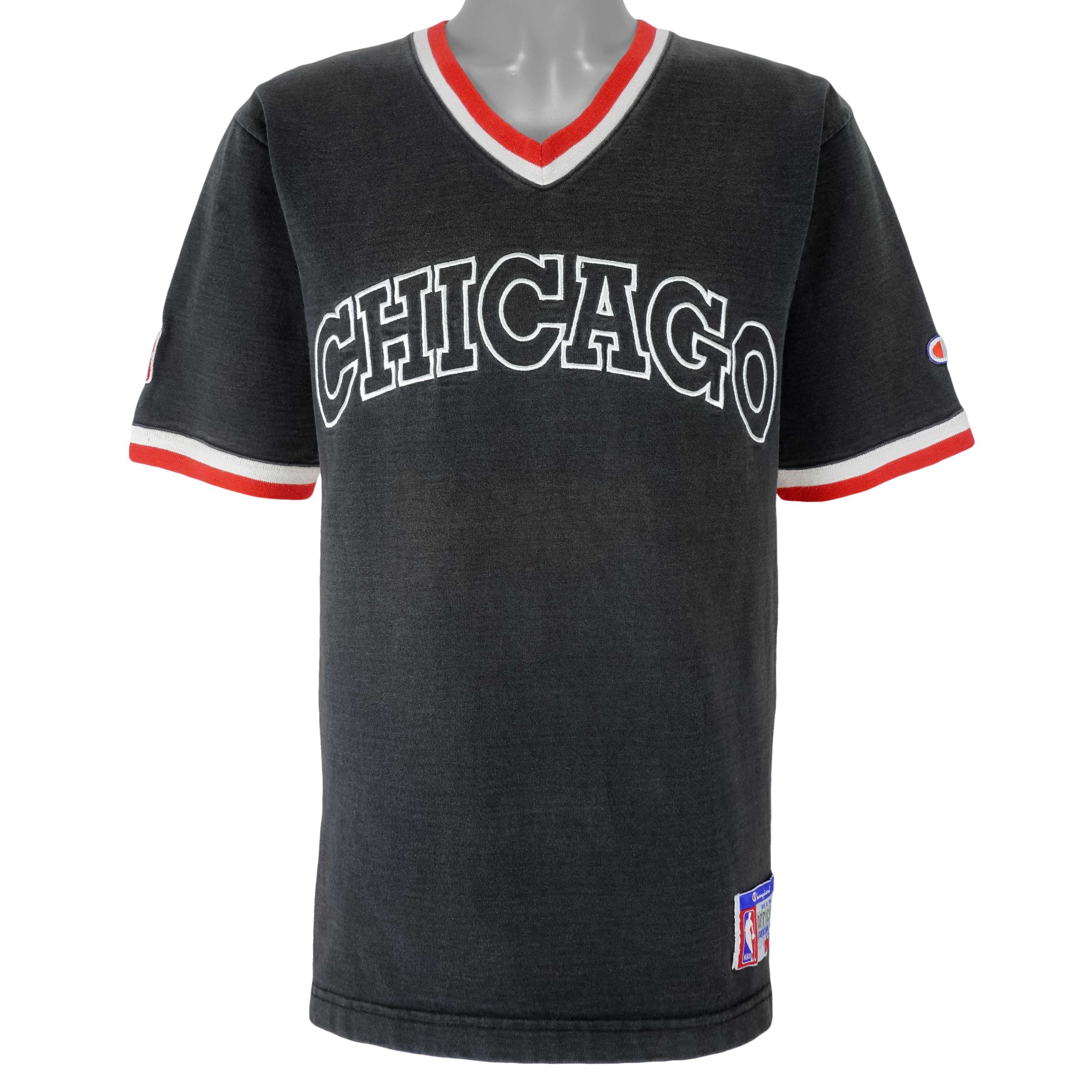 Vintage Chicago-Bulls Shirt N.B.A Champions 90s Benny the Bull Shirt