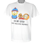 Vintage (High Cotton) - South Park Oh My God They Killed Kenny T-Shirt 1990s Medium Vintage Retro