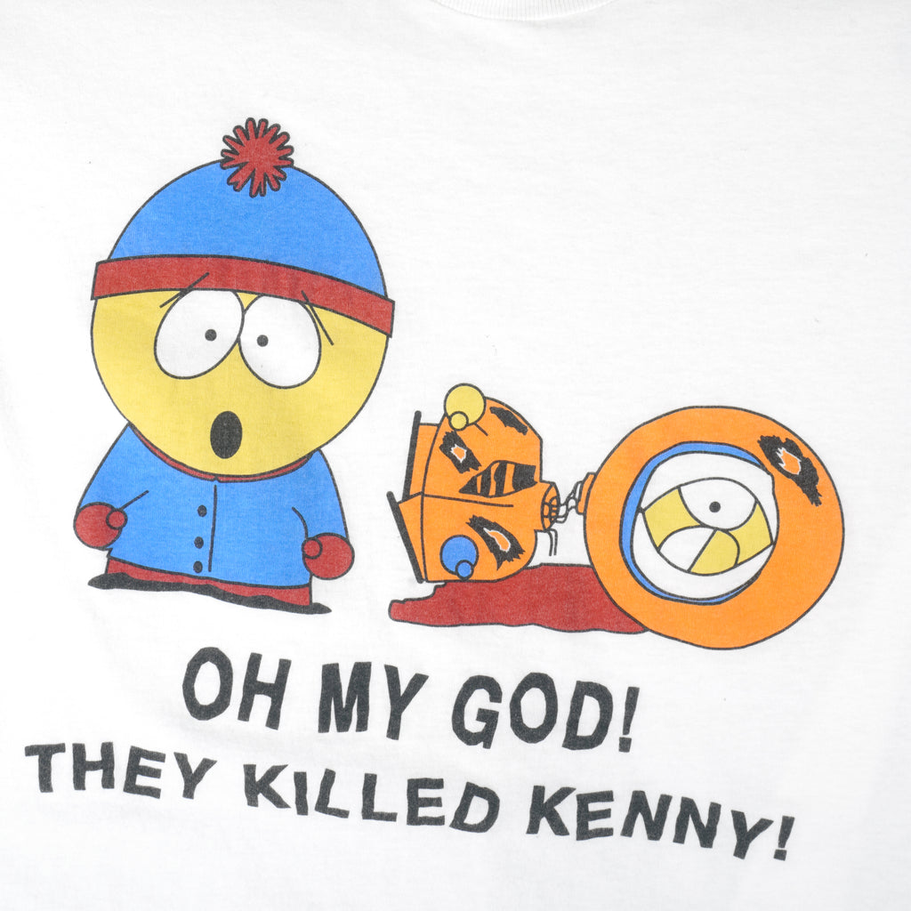 Vintage (High Cotton) - South Park Oh My God They Killed Kenny T-Shirt 1990s Medium Vintage Retro