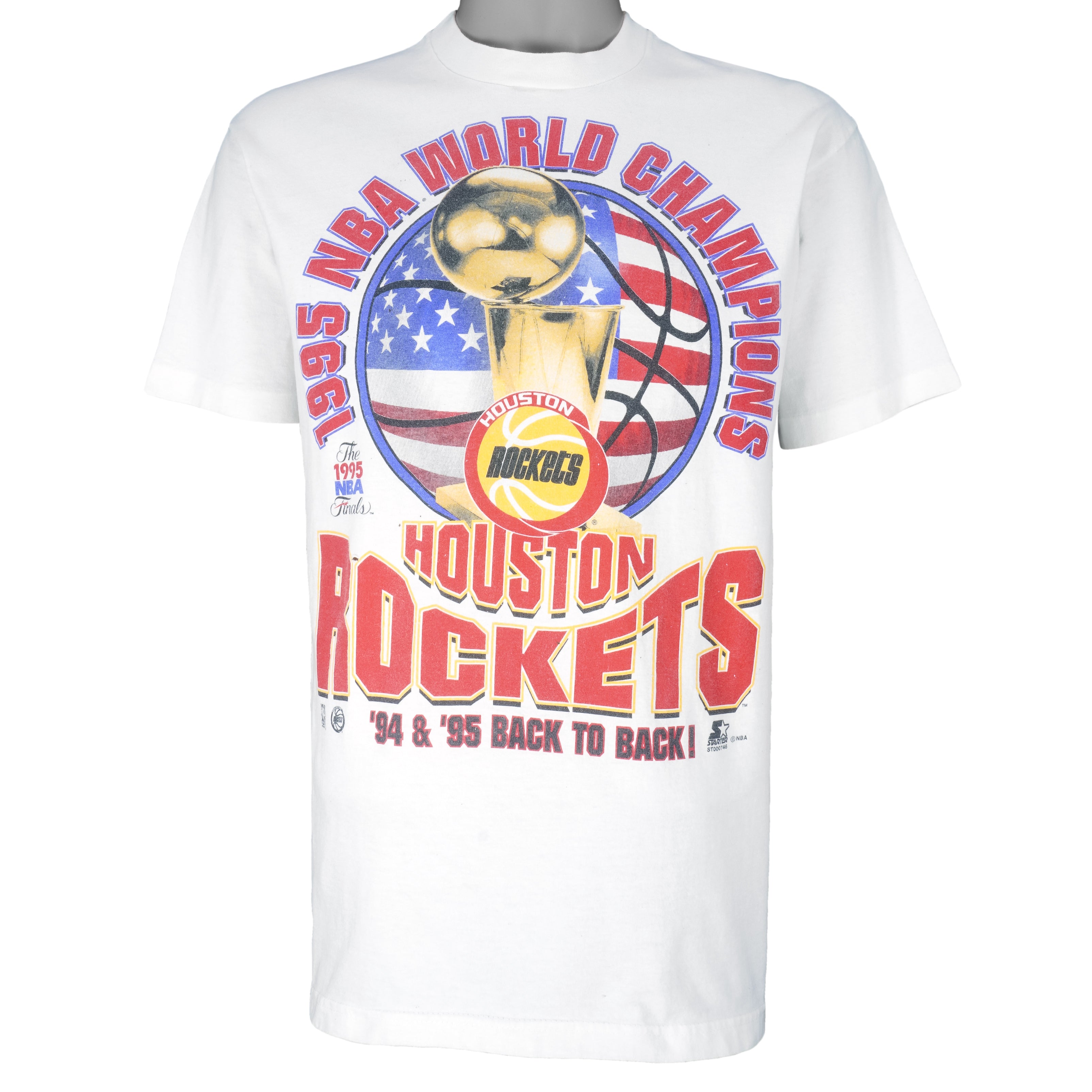 1995 Houston Rockets World Champions NBA Shirt - Jolly Family Gifts