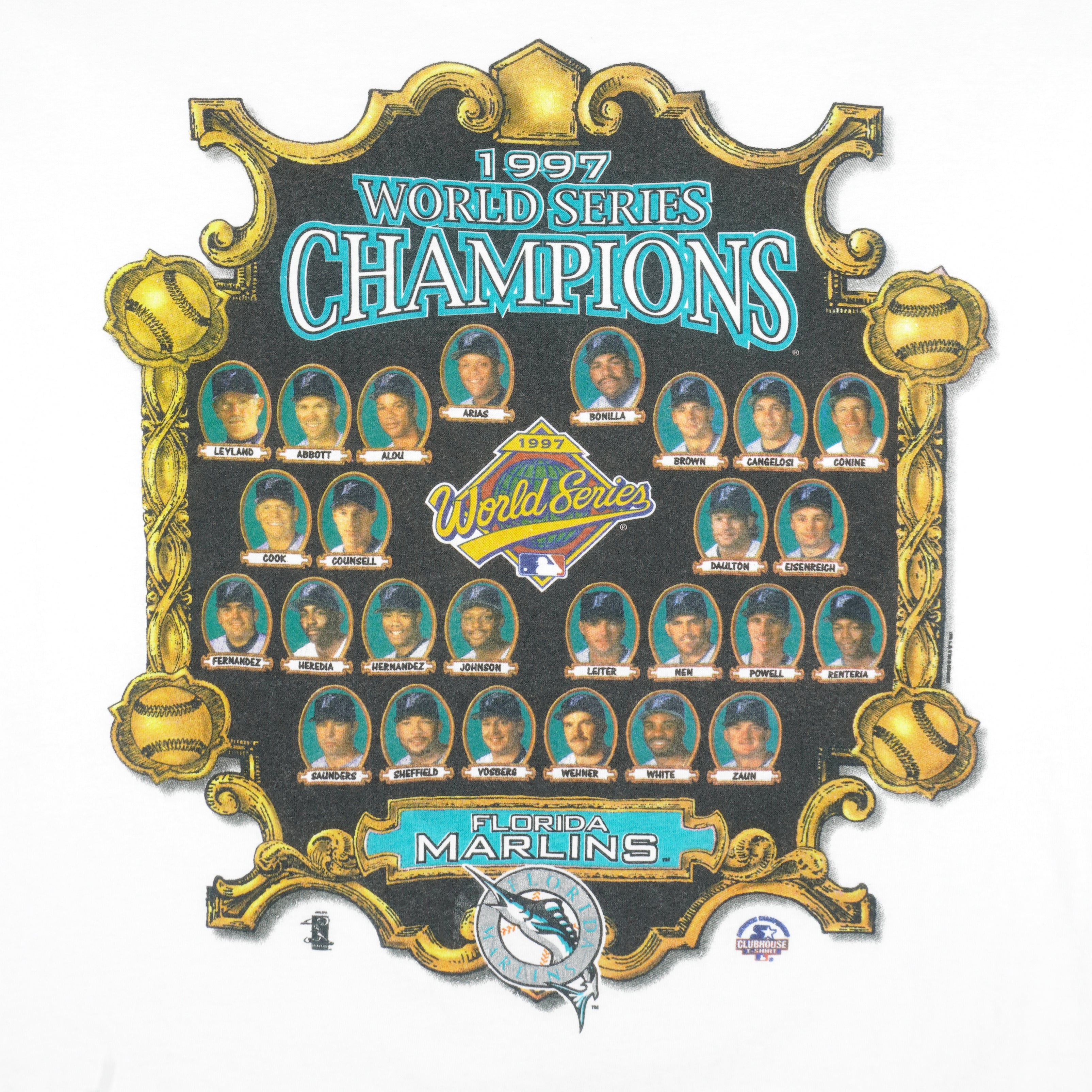Official 1997 world series champions Florida marlins tee, hoodie, sweater,  long sleeve and tank top
