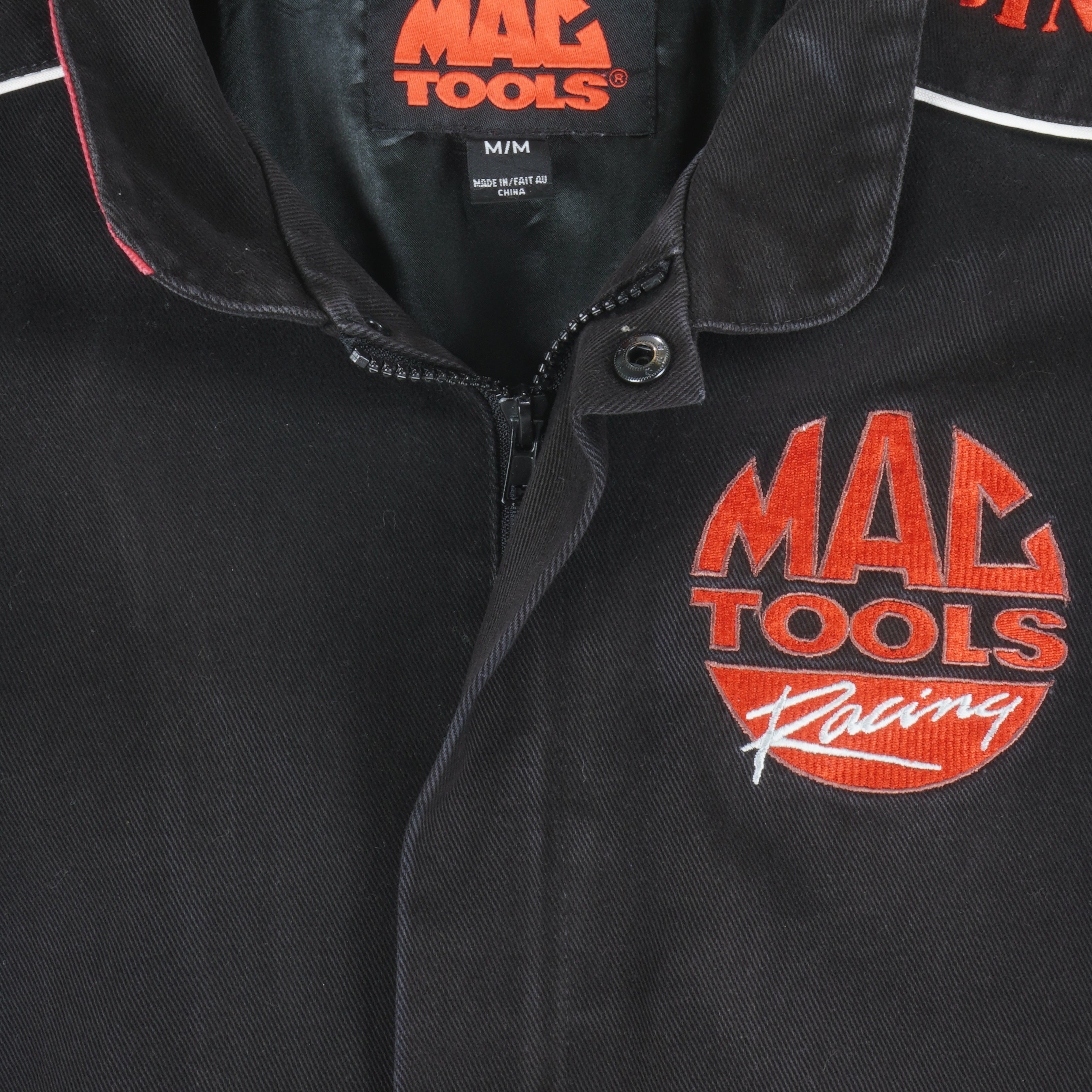 Vintage NASCAR - Mac Tools Racing Embroidered Jacket 1990s Medium