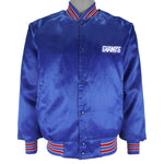 NFL - New York Giants Embroidered Satin Jacket 1980s Large