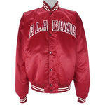 Starter - Alabama Crimson Tide Button-Up Satin Jacket 1990s X-Large Vintage Retro Football College