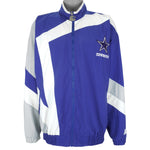 Starter - Dallas Cowboys Zip-Up Windbreaker 1990s X-Large Vintage Retro Football