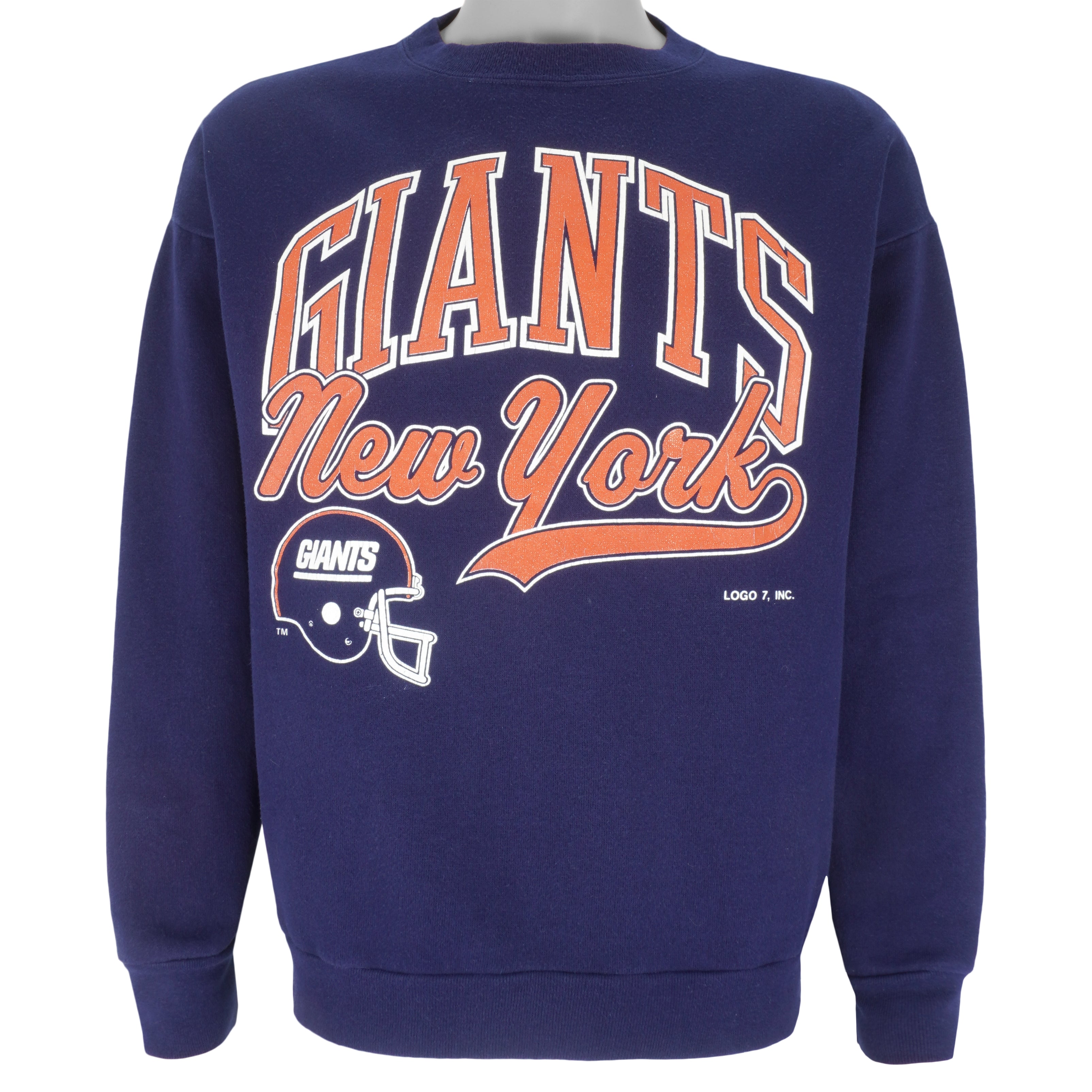 Vintage NFL (Logo 7) - New York Giants Crew Neck Sweatshirt 1990s X-Large