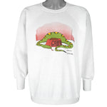 Vintage (The Far Side) - Garfield And Snake Crew Neck Sweatshirt 1984 X-Large