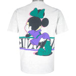 Disney (Sherrys) - Minnie Mouse Florida Single Stitch T-Shirt 1990s Medium Vintage Retro