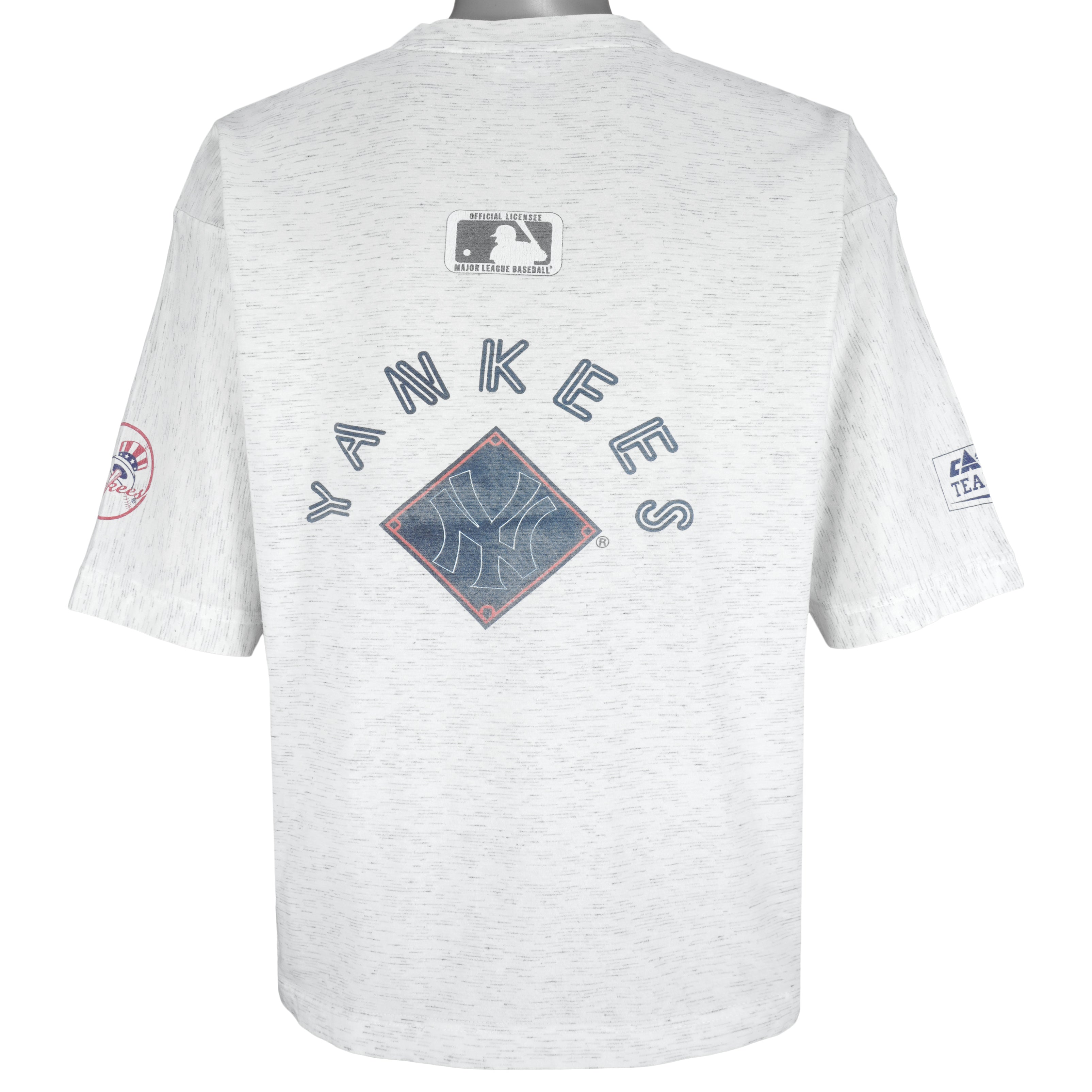 Vintage New York Yankees Long Sleeve Shirt Big Logo MLB Major