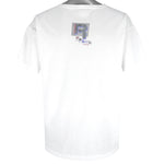 Reebok - White Classic Logo Single Stitch T-Shirt 1990s Large Vintage Retro