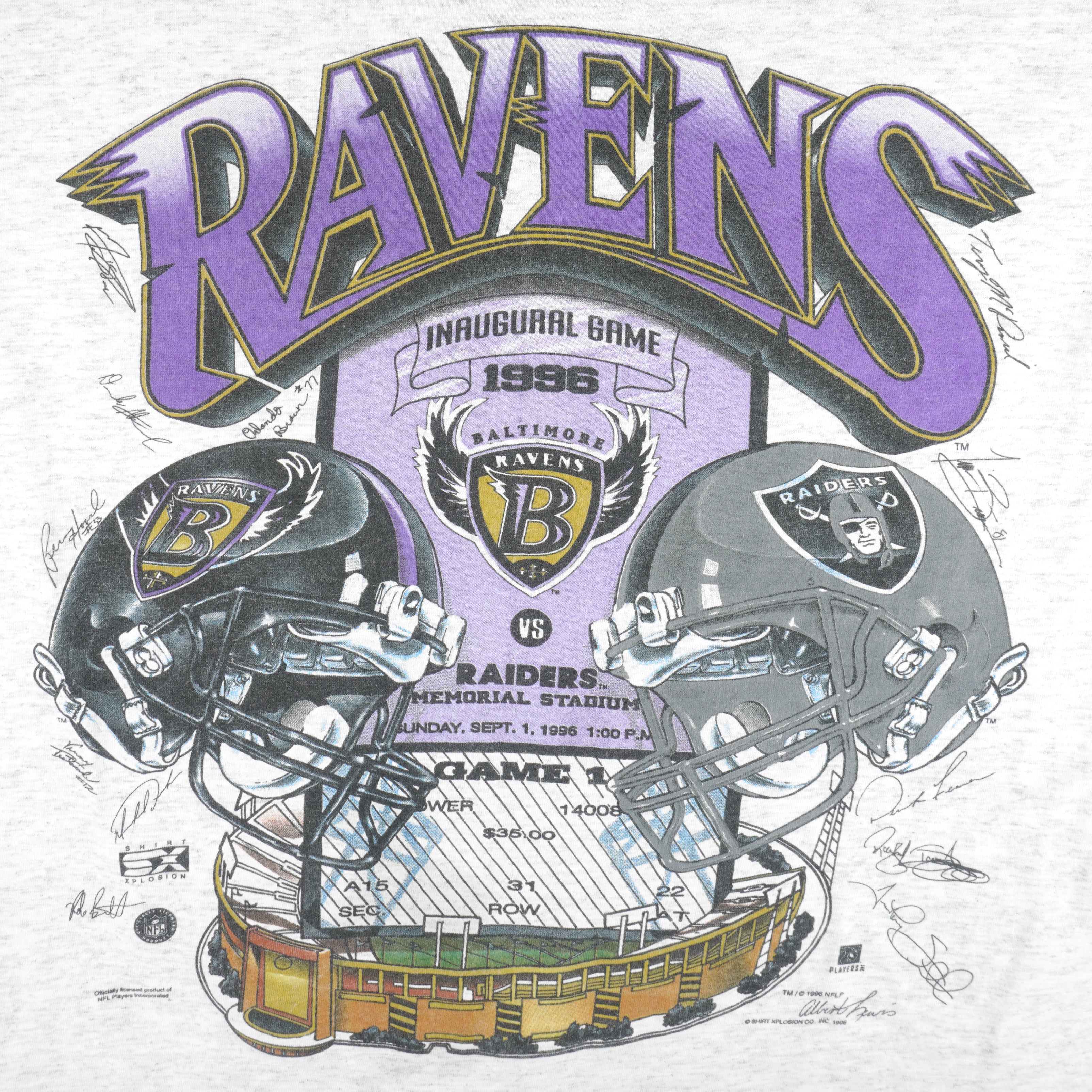 Baltimore Ravens Iron On Patch Helmet Patch~ US Seller, Fast Shipping