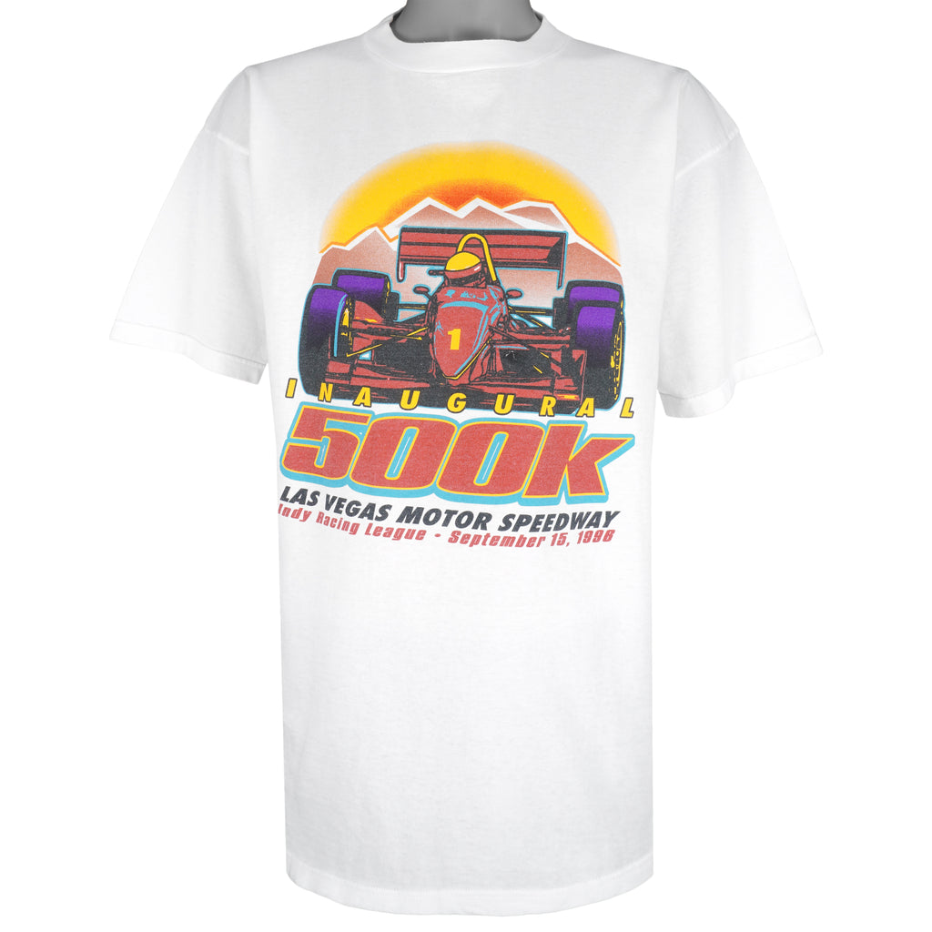 Vintage (Tultex) - F1 Inaugural 500k Las Vegas Motor Speedway T-Shirt 1996 X-Large Vintage Retro