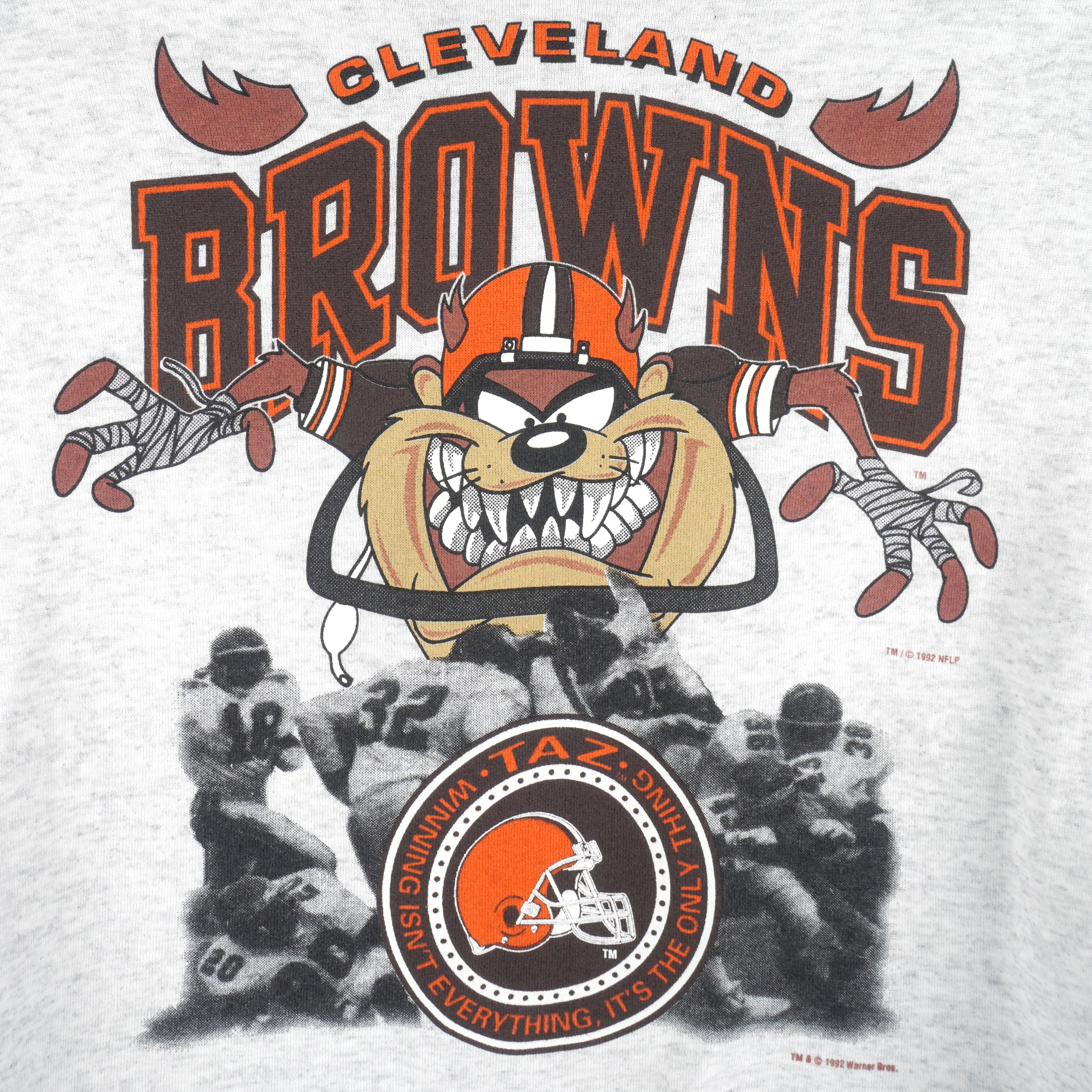 Vintage Cleveland Browns T Shirt Tee Trench Made USA Size 