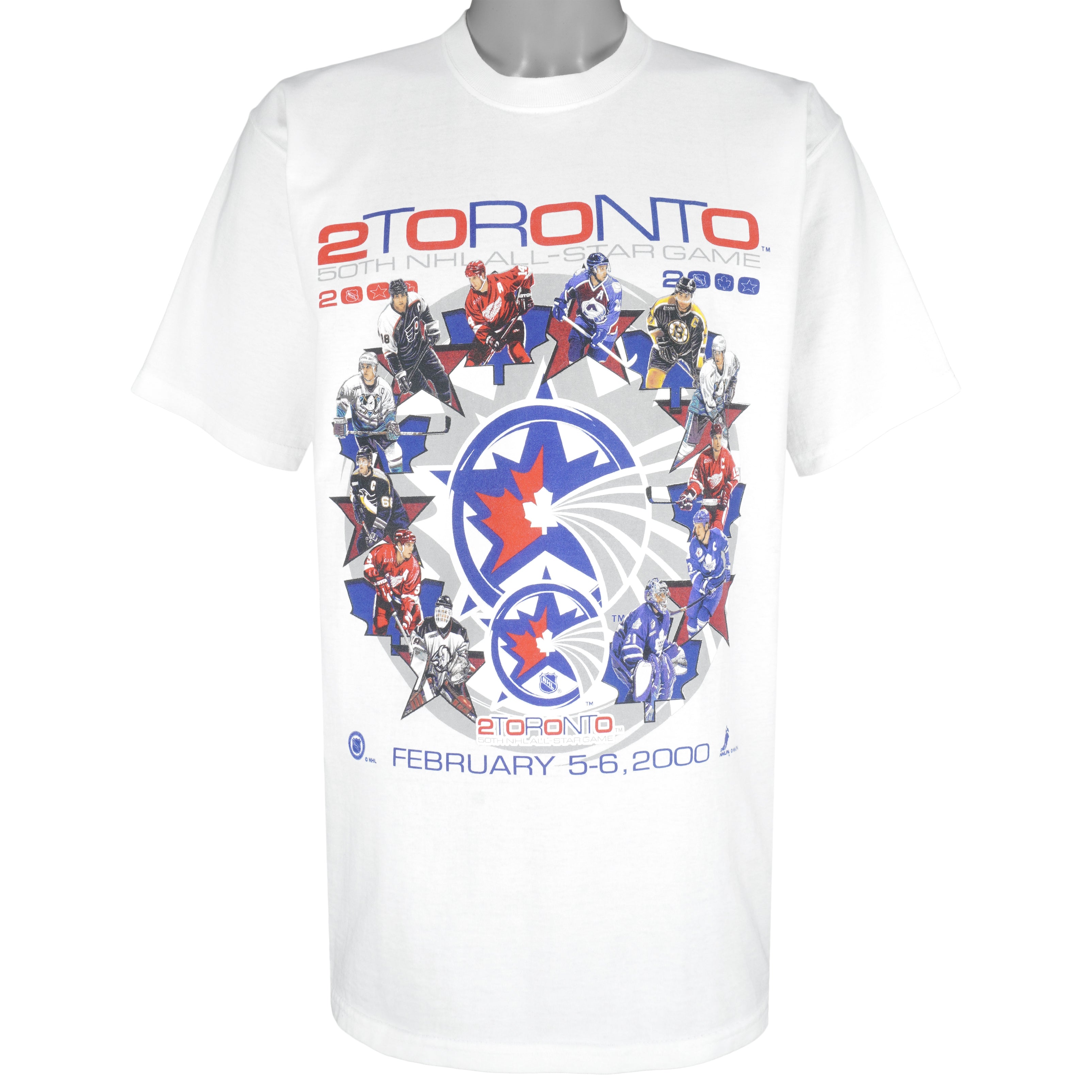 Vintage NHL (Pro Player) - Toronto NHL All-Star Game Steve Yzerman Olaf  Kolzig T-Shirt 2000 Large – Vintage Club Clothing