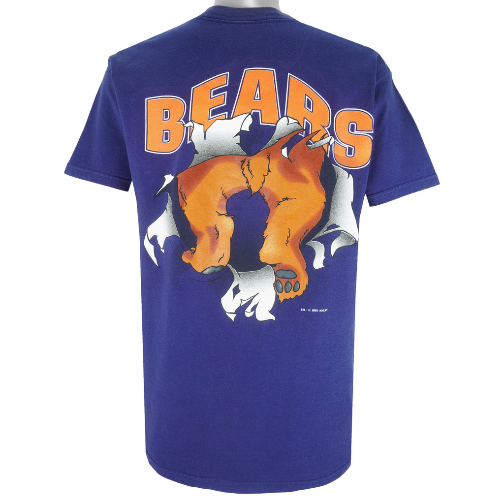 NFL (League Leader) - Chicago Bears Breakout T-Shirt 1995 Large Vintage Retro Football