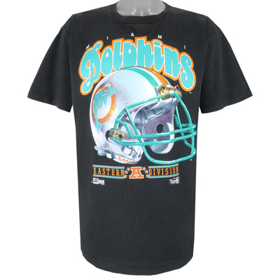 Vintage Miami Dolphins NFL Football Graphic T-Shirt Size YOUTH