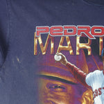 MLB (Lee) - Boston Red Sox Pedro Martinez  T-Shirt 2000s Large Vintage Retro Baseball