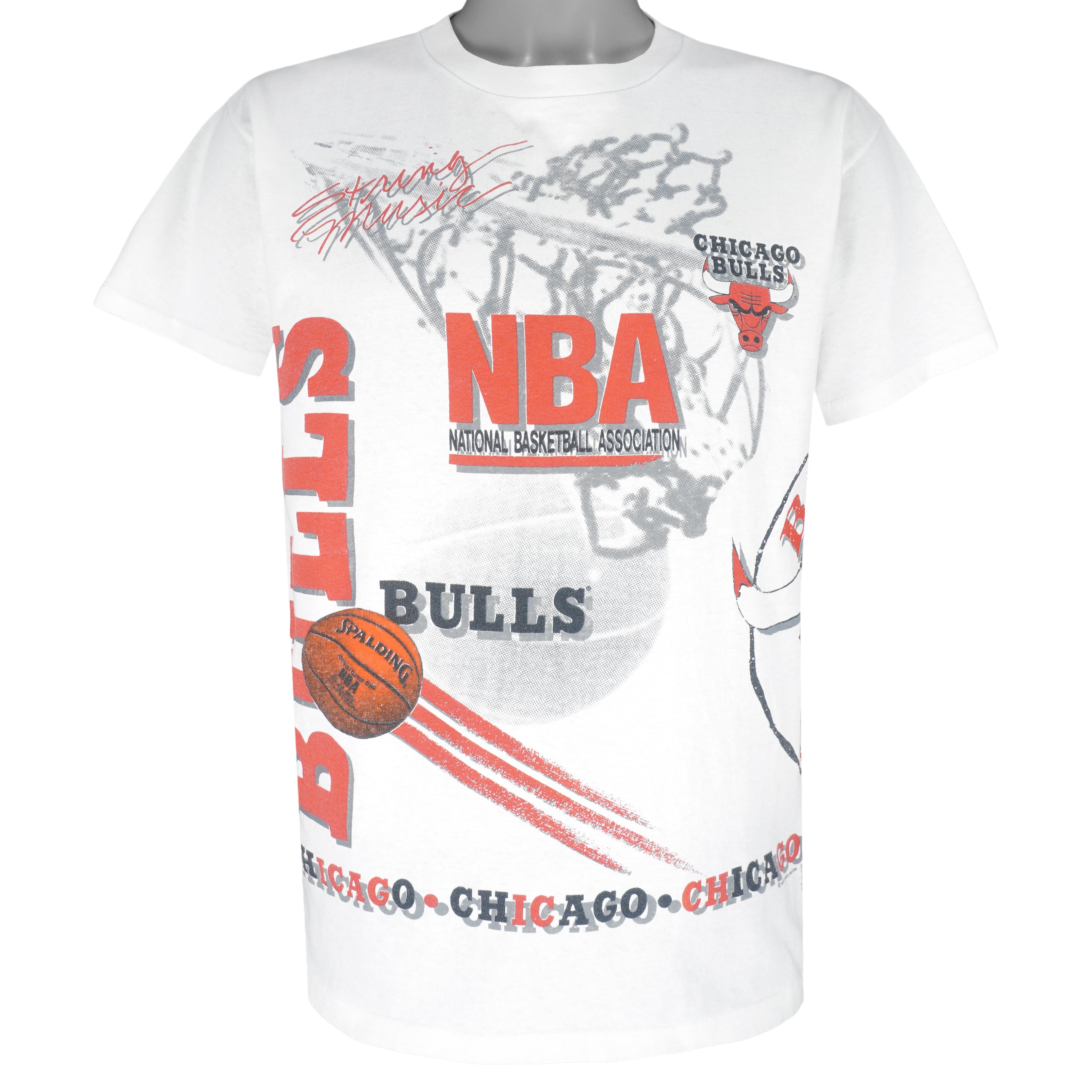 Vintage NBA - Chicago Bulls Single Stitch T-Shirt 1990s Medium