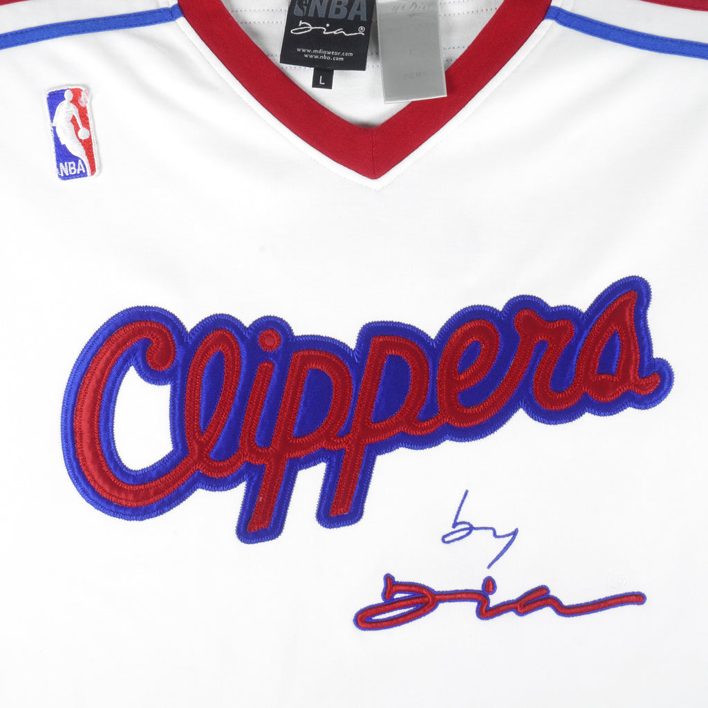 NBA - Los Angeles Clippers Embroidered T-Shirt 1990s Large Vintage Retro Basketball