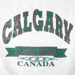 Vintage - Calgary Canada Crew Neck Sweatshirt 1990s Small Vintage Retro