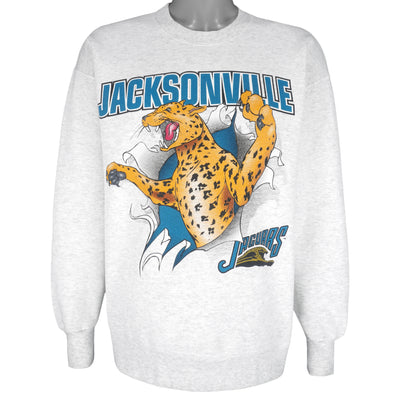 Vintage NFL (Nutmeg) - Jacksonville 'Jaguars' Breakout Crew Neck Sweatshirt  1993 Large – Vintage Club Clothing