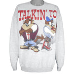 Looney Tunes - You Talkin To Me Crew Neck Sweatshirt 1995 XX-Large Vintage Retro