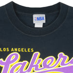 NBA - Los Angeles Lakers Big Logo T-Shirt 1990s Large Vintage Retro Basketball