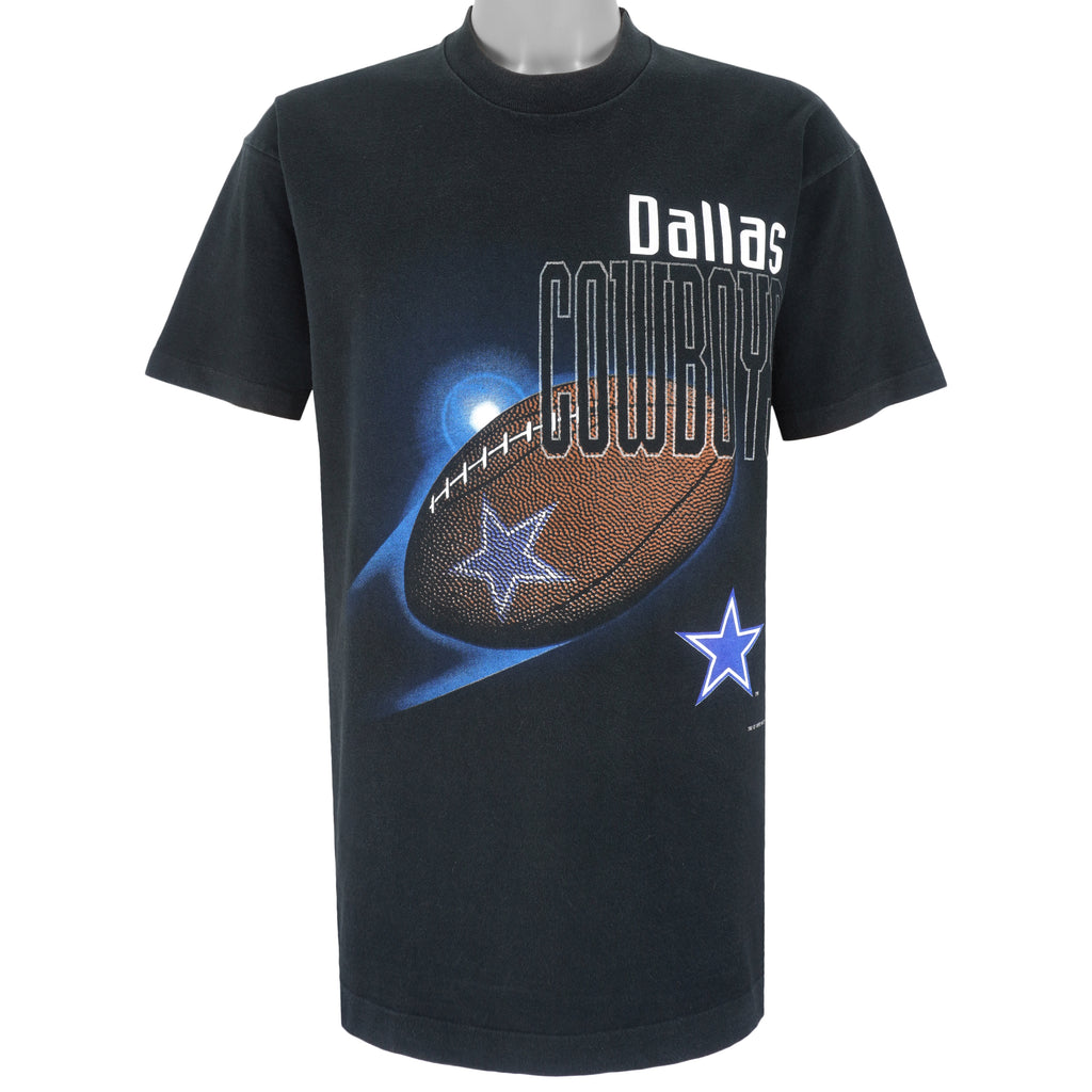 NFL (Fan) - Dallas Cowboys Big Logo T-Shirt 1995 Large Vintage Retro Football