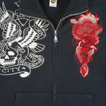 Ed Hardy - Don Ed Hardy Zip-Up Jacket Medium Vintage Retro