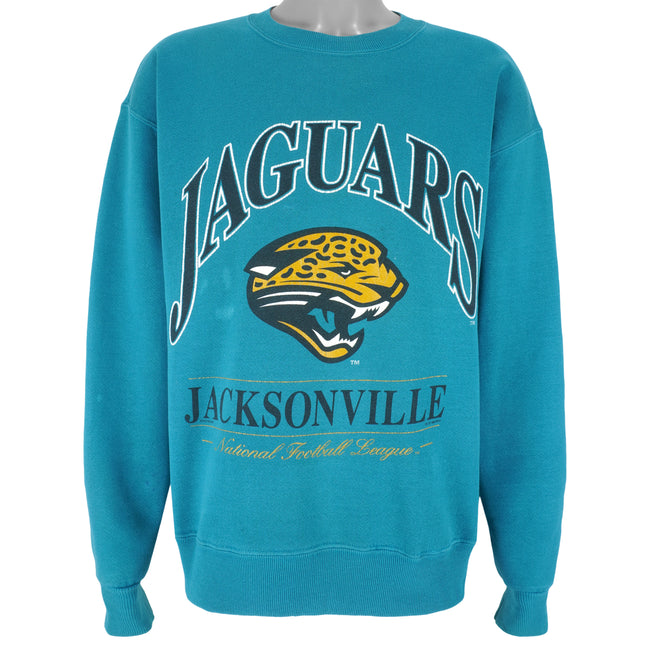 Jacksonville Jaguars Football Vintage Crewneck Sweatshirt - Cruel Ball