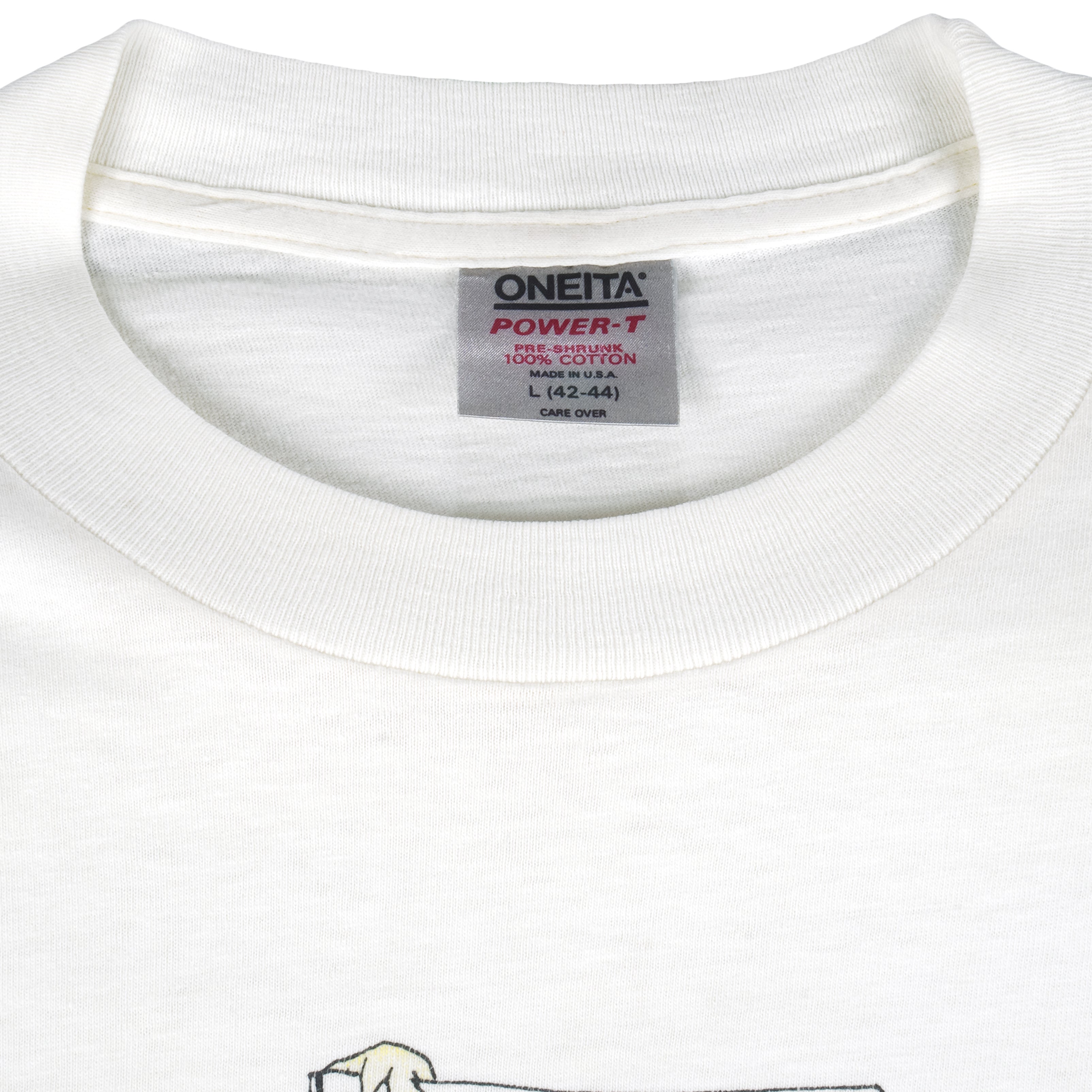 Oneita Men's T-Shirt - White - L