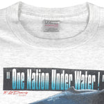 Vintage (Oneita) - Aqua Nation T-Shirt 1990s X-Large Vintage Retro