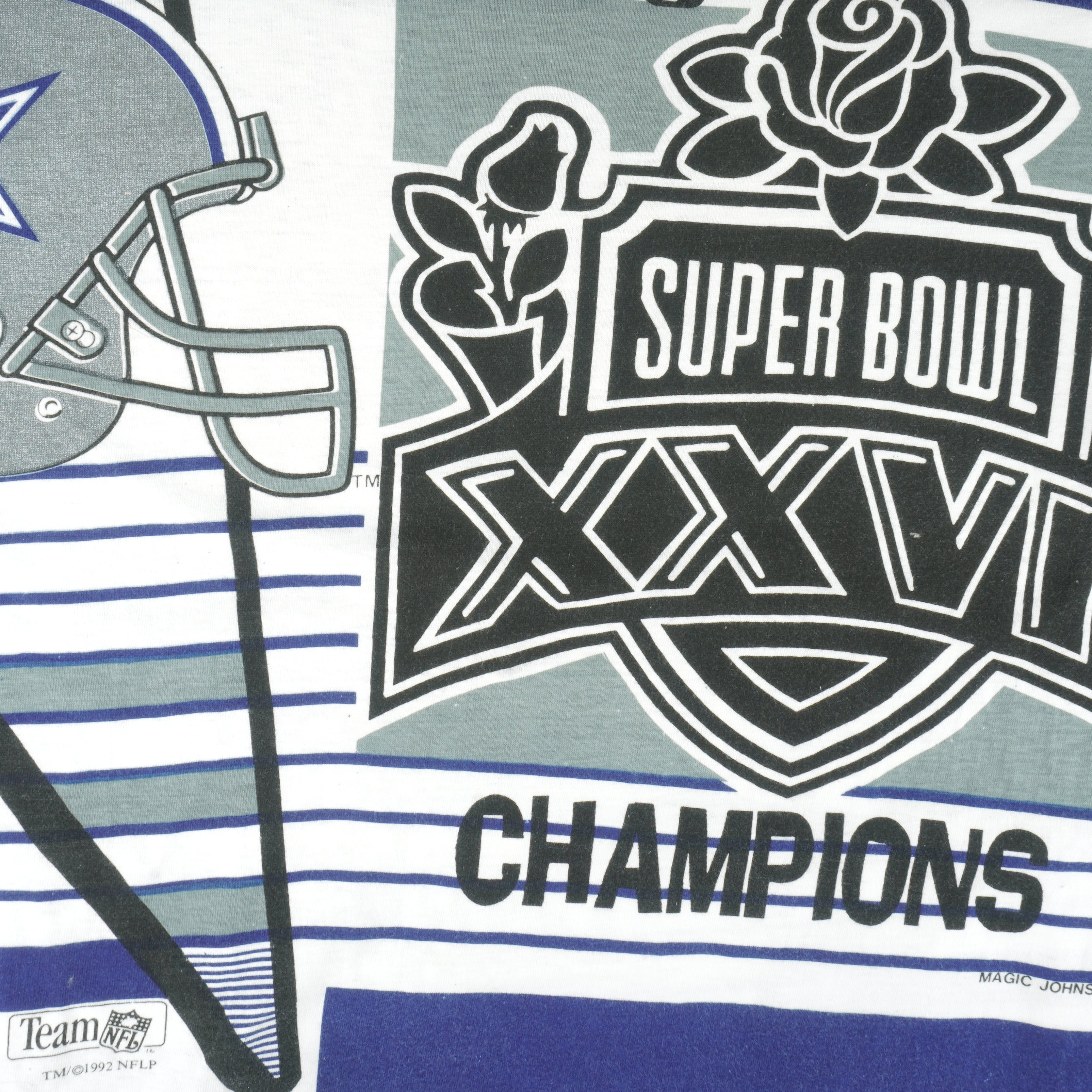 Dallas Cowboys T-Shirt 1992 Super Bowl Champs NFL Sport Football