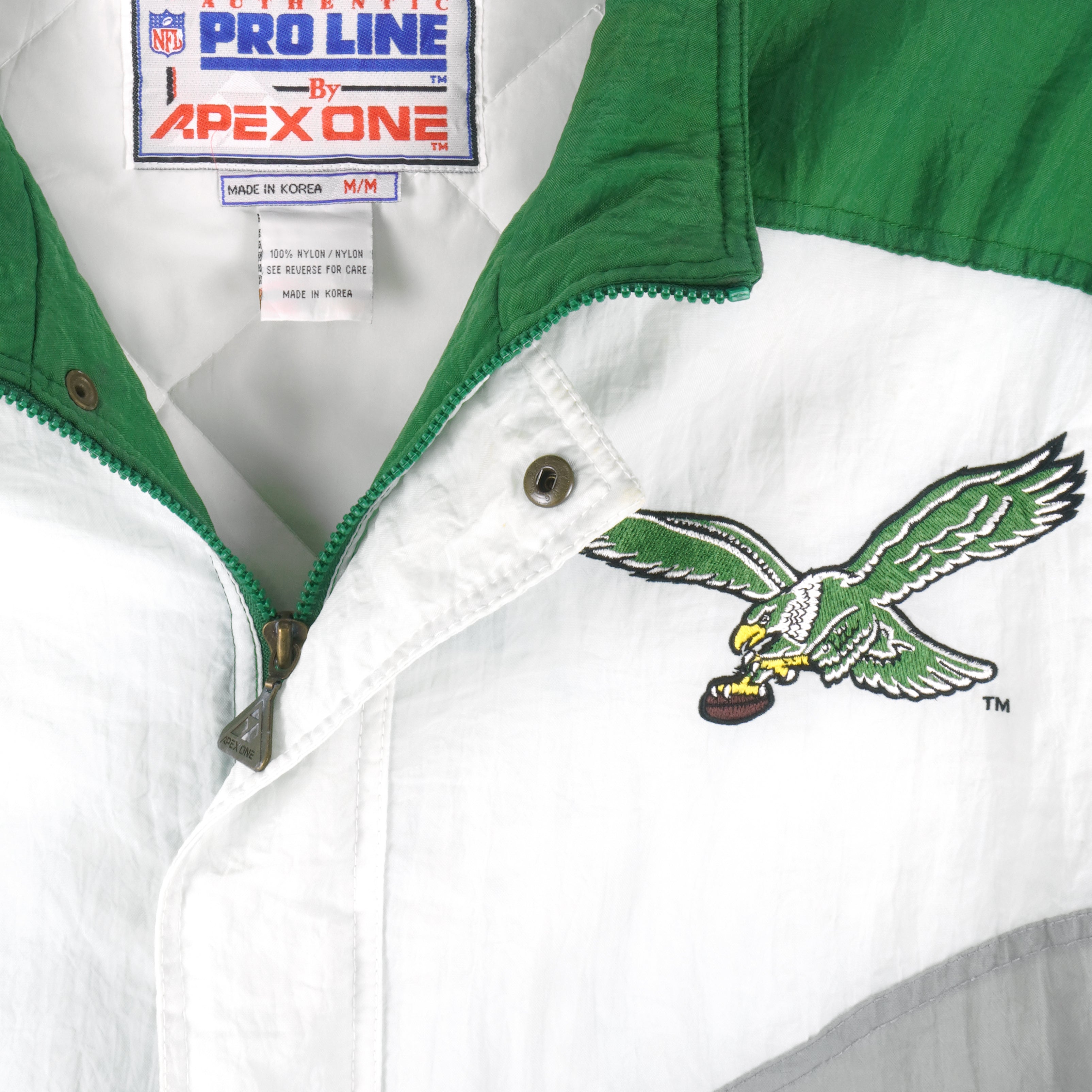 NFL Philadelphia Eagles Jacket Pro Line Nylon Vintage 