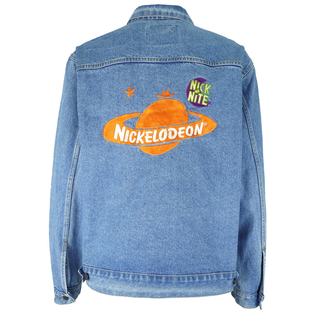 Popular VTG Nickelodeon Denim Jean Jacket XLarge