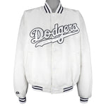 MLB (Majestic) - Los Angeles Dodgers Embroidered Satin Jacket 1990s Large