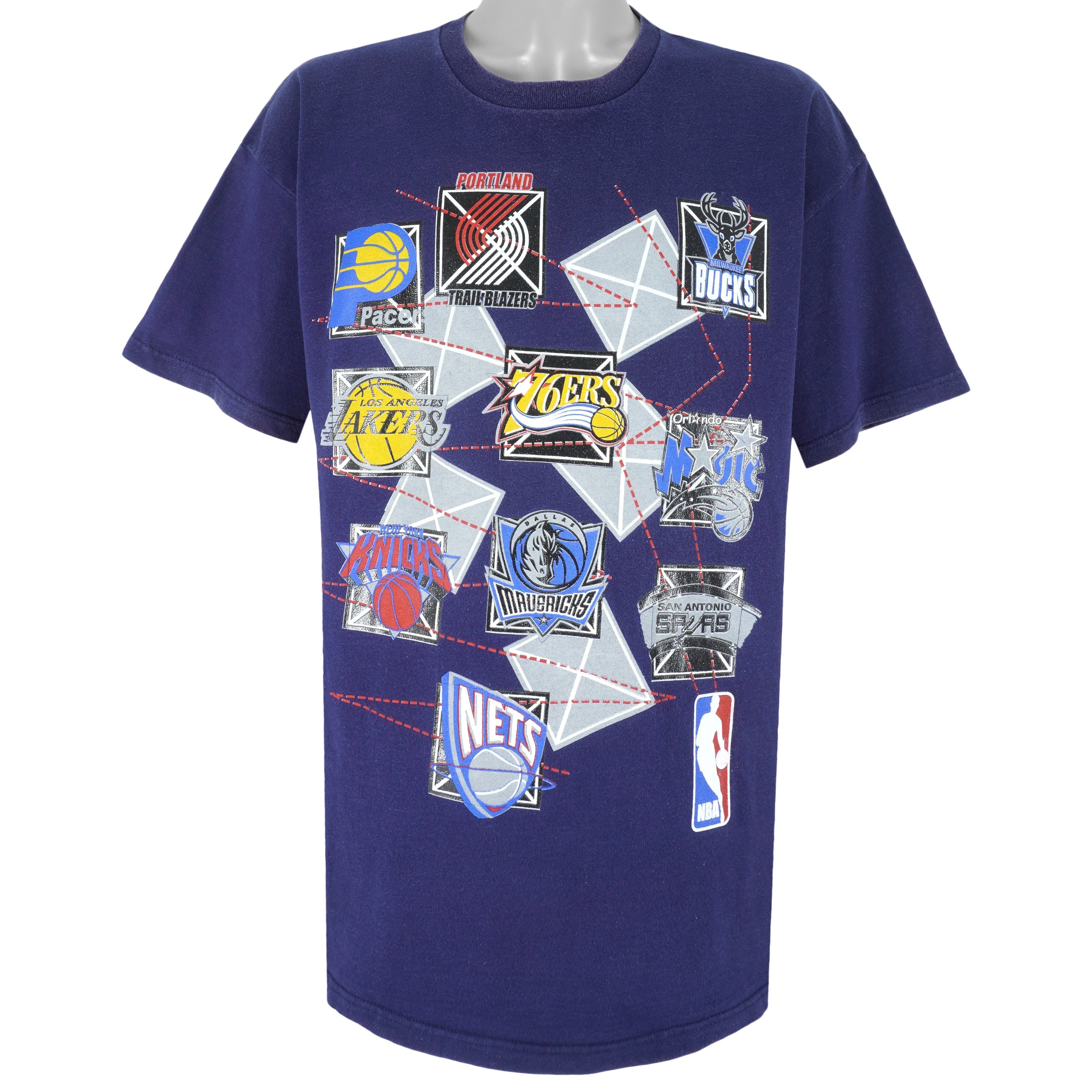 1988 Portland Trail Blazers Vintage NBA T-shirt. Tagged as a large